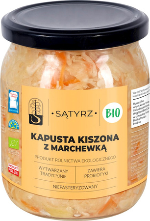 Kapusta Kiszona z Marchewką BIO (2 szt x 450 g)