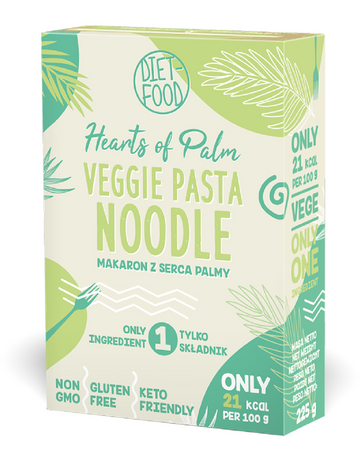 Makaron (Z Serca Palmy) Noodle Bezglutenowy Keto 255 g - Diet