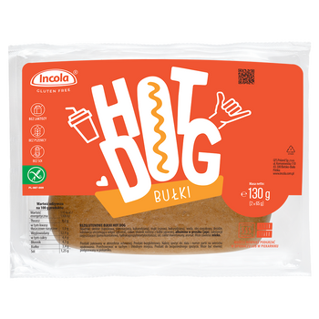Bułki Do Hot-Dogów z Cebulą Bezglutenowe (2 Szt.) 130 g