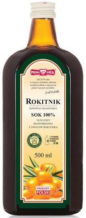 Sok z Rokitnika Nfc 500 ml Polska Róża