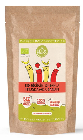Różdżki Smaku Mix Truskawka - Banan (Liofilizowane Owoce) BIO (10 x 2 g) 20 g