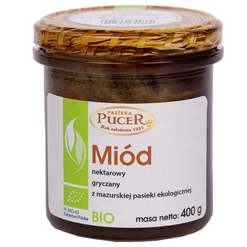 Miód Gryczany BIO 400 g