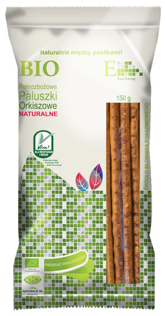 Paluszki Orkiszowe Pełnoziarniste Naturalne Bio (3 szt x 150 g)