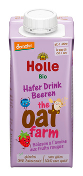 Napój Owsiany Truskawka - Jagoda - Banan Bez Dodatku Cukrów Bezglutenowy Od 1 Roku Demeter BIO 200 ml (5 szt x 200 g)