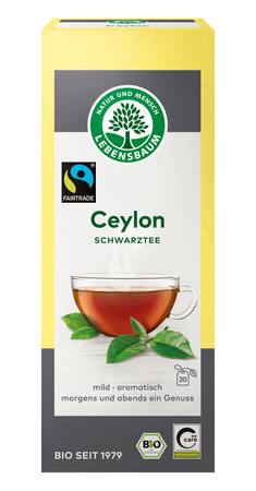 Herbata Czarna Cejlońska Ekspresowa Fair Trade BIO (20 x 2 g) 40 g