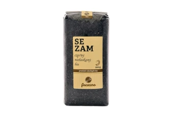 SEZAM CZARNY NIEŁUSKANY BIO (500 g)
