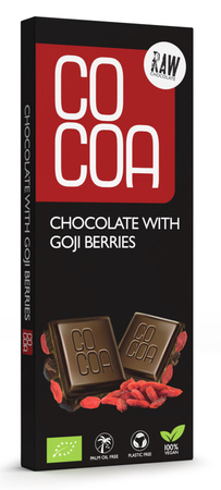 Czekolada Surowa z Jagodami Goji BIO (2 szt x 40 g)