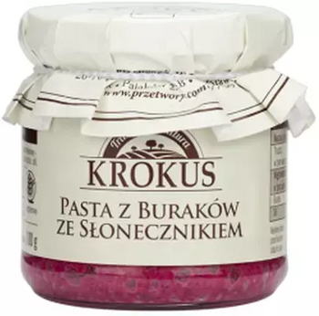 Pasta z Buraków Ze Słonecznikiem Bezglutenowa (3 szt x 180 g)