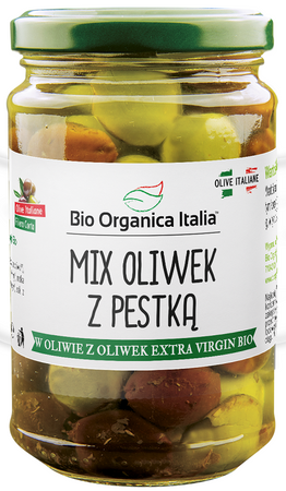 Oliwki Mix Z Pestką W Oliwie Z Oliwek Extra Virgin Bio 280 G (Słoik) (2 szt x 280 g)