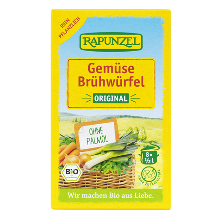 Bulion - Kostki Warzywne Bez Dodatku Cukrów BIO (8 x 10,5 g) (3 szt x 84 g)