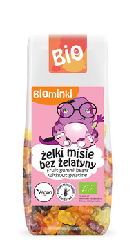 Żelki Misie Bez Żelatyny Bezglutenowe BIO (3 szt x 100 g)