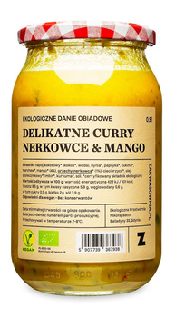 Curry Delikatne z Mango i Orzechami Nerkowca BIO 900 ml