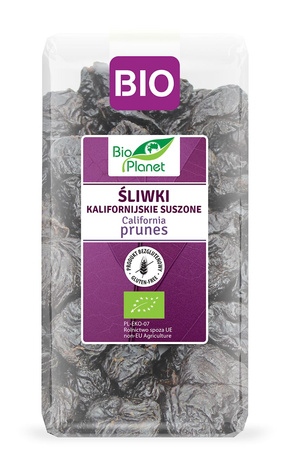 Śliwki Kalifornijskie Suszone Bezglutenowe BIO 400 g