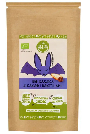 Kaszka Orkiszowo - Owsiana z Kakao i Daktylami Bez Dodatku Cukrów BIO (2 szt x 200 g)