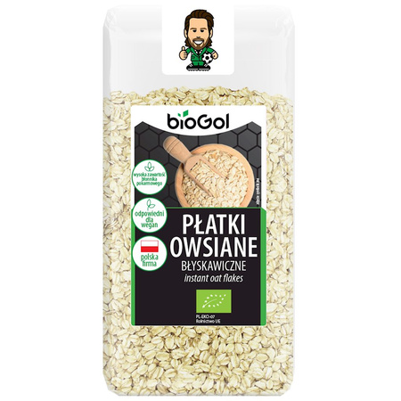 Płatki Owsiane Błyskawiczne BIO (6 szt x 300 g)