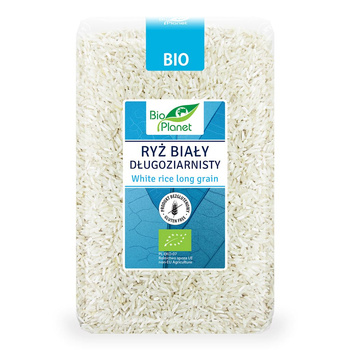 Ryż Biały Długoziarnisty Bezglutenowy BIO (2 szt x 1 kg)