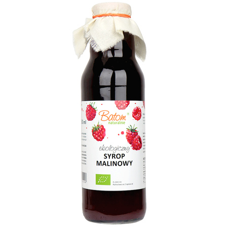 Syrop Malinowy BIO 750 ml