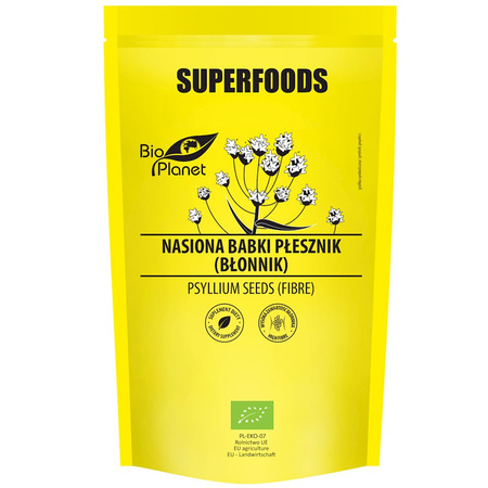 Nasiona Babki Płesznik (Błonnik) BIO 250 g