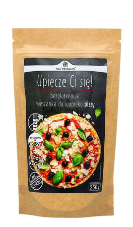 Mieszanka Do Wypieku Pizzy Bez Dodatku Cukrów Bezglutenowa 250 g