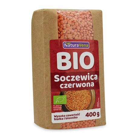 Soczewica Czerwona Bio (3 szt x 400 g)