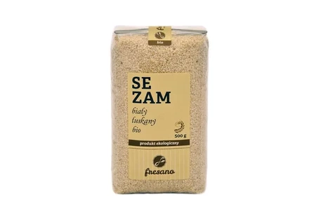SEZAM BIAŁY ŁUSKANY BIO (500 g)