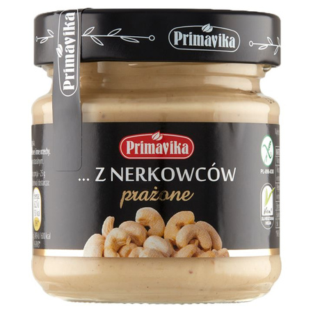 Krem Z Prażonych Orzechów Nerkowca Bezglutenowy 185 g