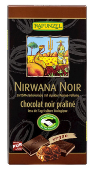 Czekolada Gorzka z Nadzieniem Pralinowym Nirwana BIO (2 szt x 100 g)