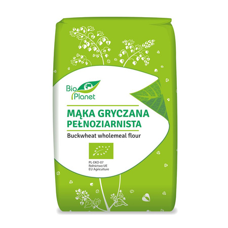 Mąka Gryczana Pełnoziarnista BIO (3 szt x 500 g)