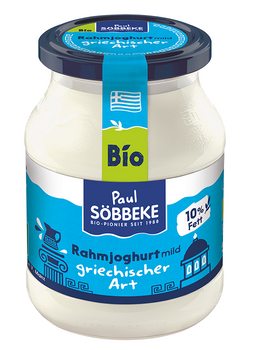 Jogurt Naturalny Typu Greckiego Kremowy BIO  (Słoik) (2 szt x 500 g)