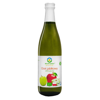 Ocet Jabłkowy 5 % Niefiltrowany BIO (3 szt x 500 ml)