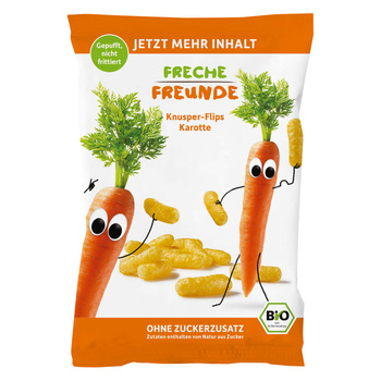 Chrupki Kukurydziano - Marchewkowe Bez Dodatku Cukrów Od 1 Roku BIO (3 szt x 30 g)