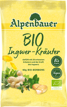 Cukierki z Nadzieniem o Smaku Imbirowo - Ziołowym BIO 90 g