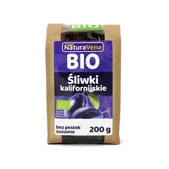 Śliwki Kalifornijskie Suszone Bezglutenowe BIO (3 szt x 200 g)