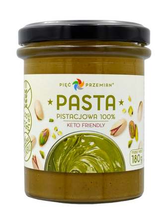 Krem z Pistacji Prażonych 100 % Bezglutenowy 180 g