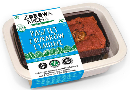 Pasztet z Burakiem i Tahini Bezglutenowy 280 g - Zdrowa Micha (Na Zamówienie