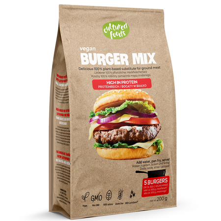 Zamiennik Mięsa Mielonego Na Burgery Bezglutenowy (2 szt x 200 g)