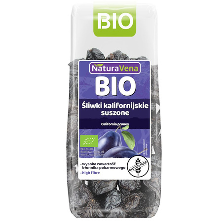 Śliwki Kalifornijskie Suszone Bezglutenowe BIO (3 szt x 200 g)