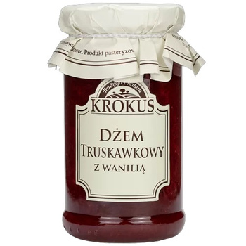 Dżem Truskawkowy z Wanilią o Obniżonej Zawartości Cukru Bezglutenowy (3 szt x 235 g)