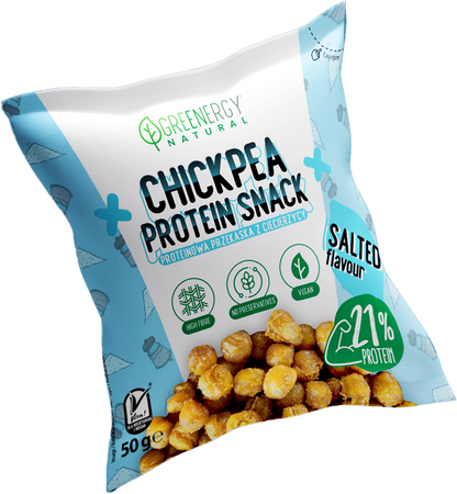 Przekąska Proteinowa Z Ciecierzycy Solona (4 szt x 50 g)