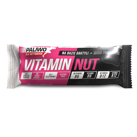 Baton Vitamin Nut Z Witaminami  B6 I B12 Bezglutenowy (5 szt x 50 g)