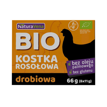 Bulion - Kostki Drobiowe Bezglutenowe BIO (6 x 11 g) (9 szt x 66 g)