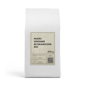 Płatki Owsiane Błyskawiczne BIO (5 szt x 400 g)