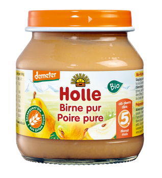 Gruszka Bez Dodatku Cukrów Bezglutenowa Od 5 Miesiąca Demeter BIO (Słoik) (4 szt x 125 g)
