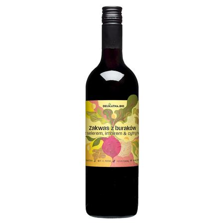 Zakwas z Buraków z Selerem, Imbirem i Cytryną  BIO 750 ml