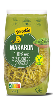 Makaron Proteinowy (Z Groszku Zielonego) Świderki (4 szt x 250 g)