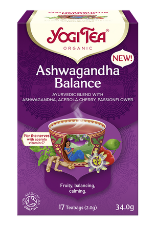 Herbatka Ajurwedyjska Równowaga z Ashwagandhą (Ashwagandha Balance) BIO (17 x 2 g) (2 szt x 34 g)