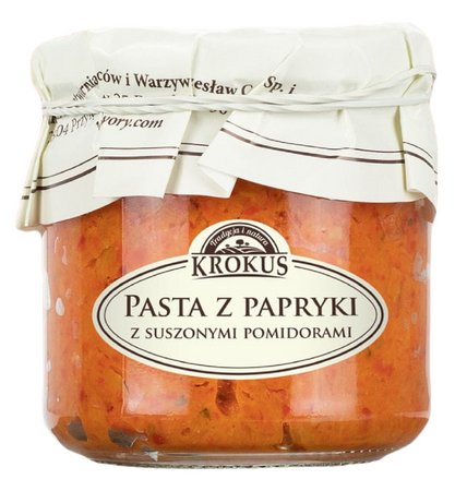 Pasta z Papryki z Suszonymi Pomidorami Bezglutenowa (3 szt x 180 g)