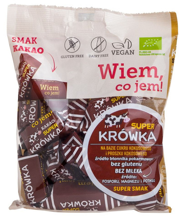 Krówki Kakaowe Bezmleczne Bezglutenowe Bio (2 szt x 150 g)