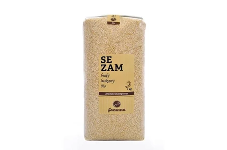 SEZAM BIAŁY ŁUSKANY BIO (1 kg)