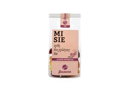 MISIE ŻELKI BEZ ŻELATYNY BIO (100 g)